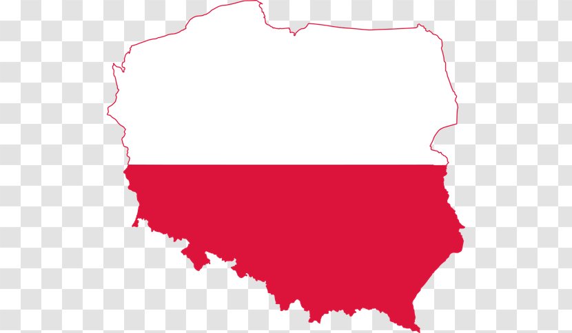 Flag Of Poland World Map - Europe Transparent PNG