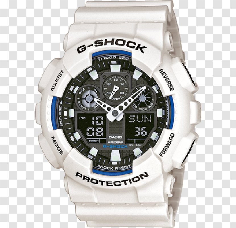 G-Shock GA100 Shock-resistant Watch Casio - Accessory Transparent PNG