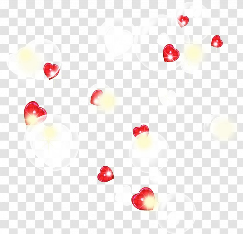Bubble Hearts Google Images Android - Petal - Floating Heart Transparent PNG