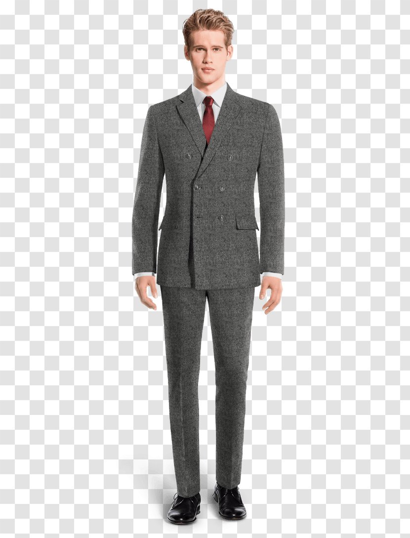 Suit Tweed Double-breasted Single-breasted Wool - Costume Transparent PNG