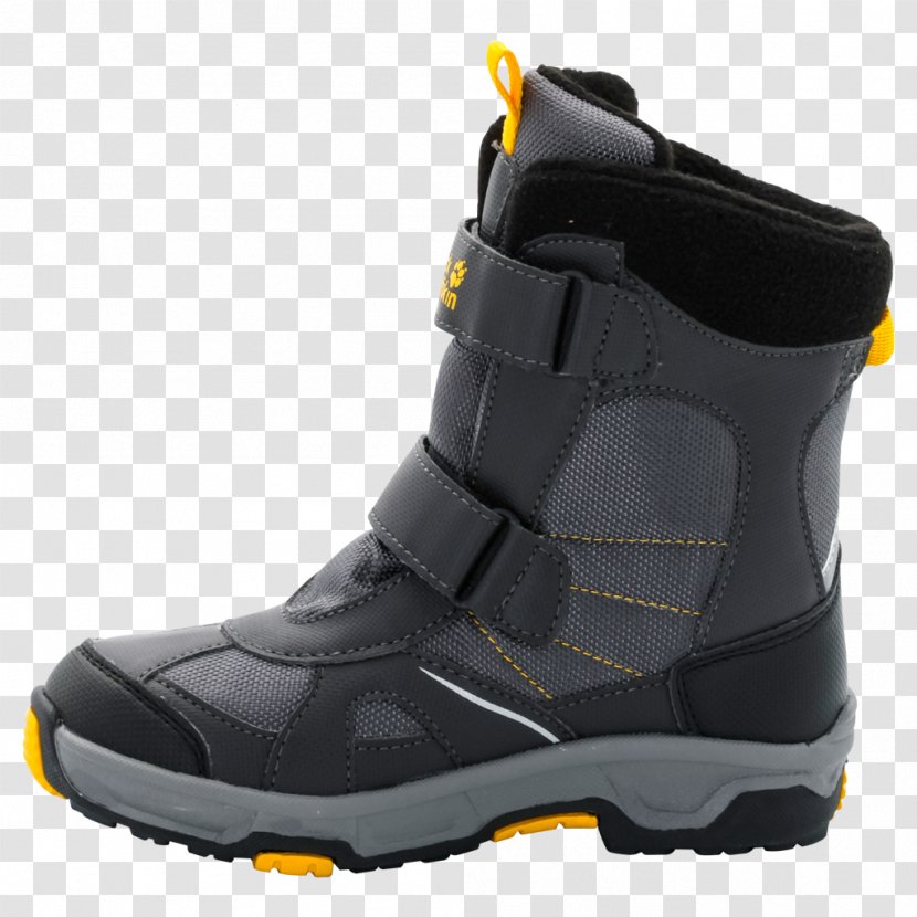 Snow Boot Shoe Yellow Hiking Transparent PNG