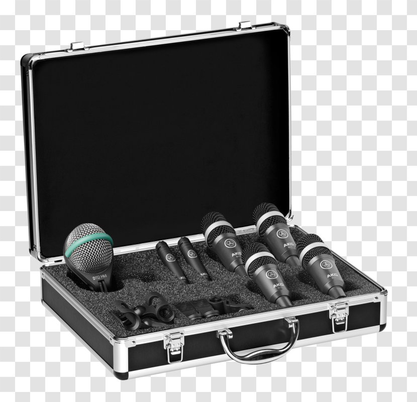 Microphone AKG Drum Set Session 1 Acoustics C518 ML Concert - Lavalier Transparent PNG