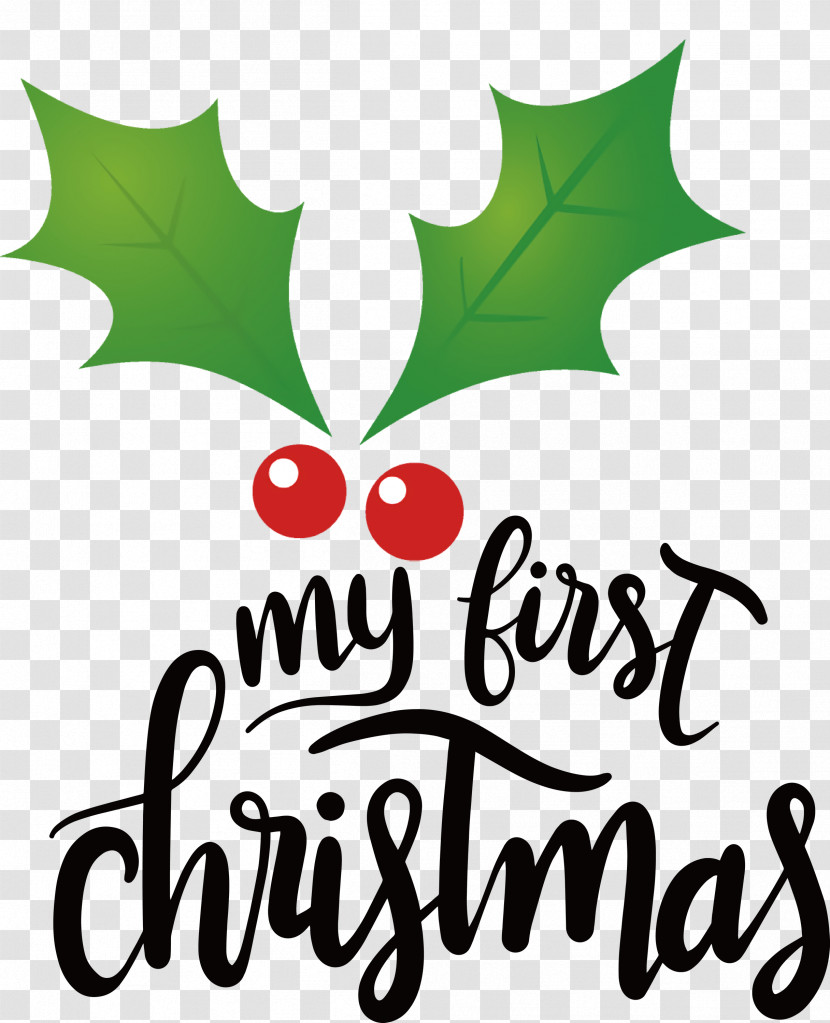 My First Christmas Transparent PNG