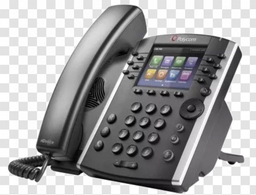 Polycom VVX 411 VoIP Phone Telephone 400 - Vvx Voip - Business System Transparent PNG