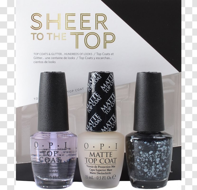 Nail Polish OPI Products Glitter Lacquer Coat - Gift Collection Transparent PNG
