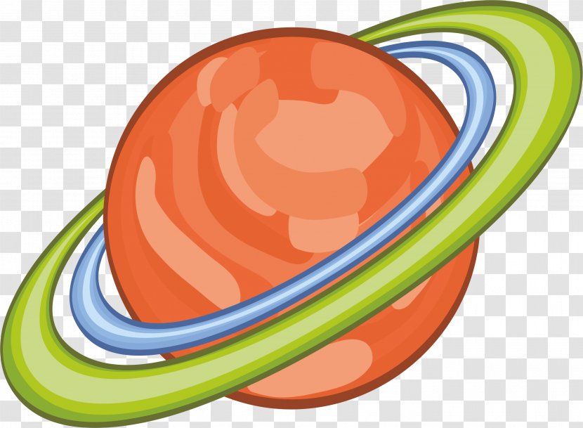 Drawing Planet Universe Outer Space - Orange - Earth Cartoon Transparent PNG