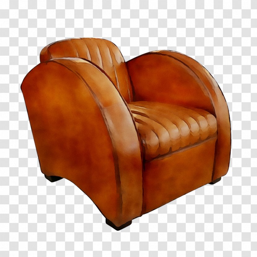 Club Chair Product Design - Caramel Color Transparent PNG