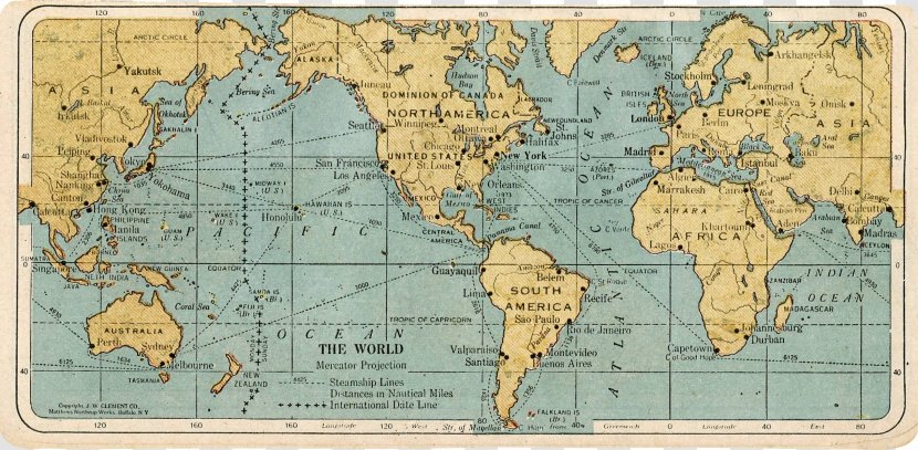 World Map - Gratis Transparent PNG