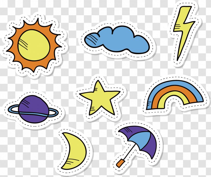 Weather Forecasting Icon - Atmosphere - Vector Hand-drawn Cartoon Tag Transparent PNG