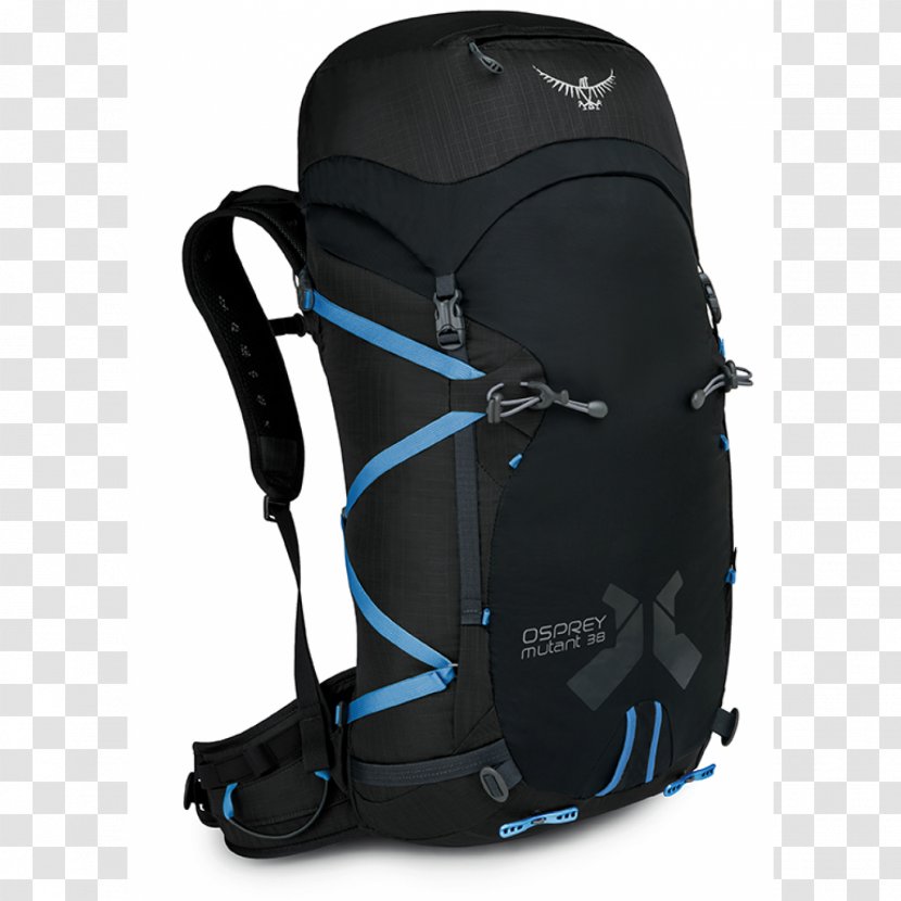 Backpacking Osprey Mountaineering Hiking - Alpine Climbing - Backpack Transparent PNG