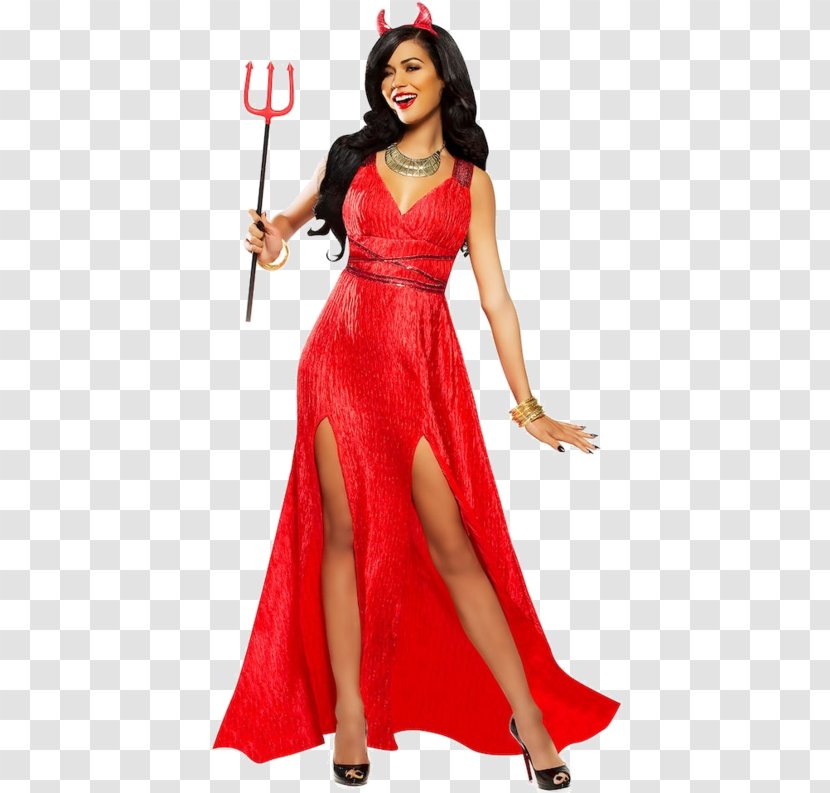 Halloween Costume Party Dress Devil - Heart Transparent PNG