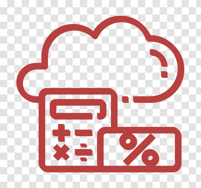 Cloud Icon Tax Icon Fintech Icon Transparent PNG