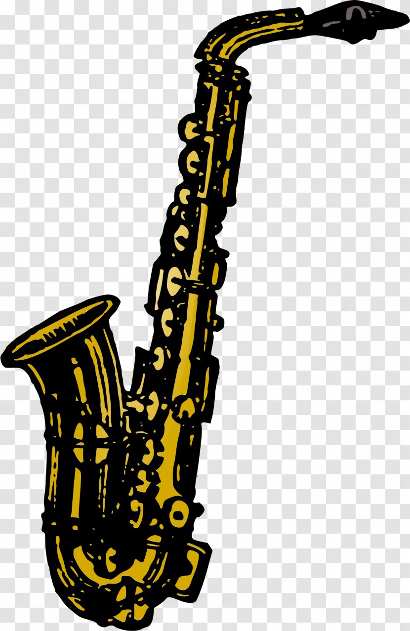 Alto Saxophone Clip Art - Watercolor Transparent PNG