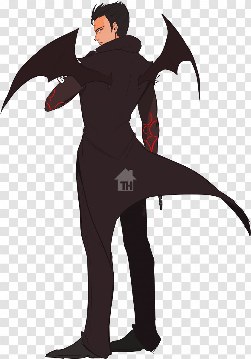 Demon Costume Mammal Silhouette Clip Art - Legendary Creature Transparent PNG