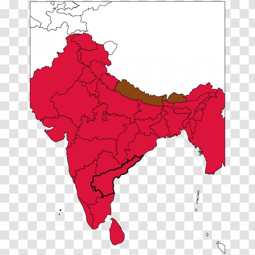 India Blank Map Mapa Polityczna World Transparent PNG