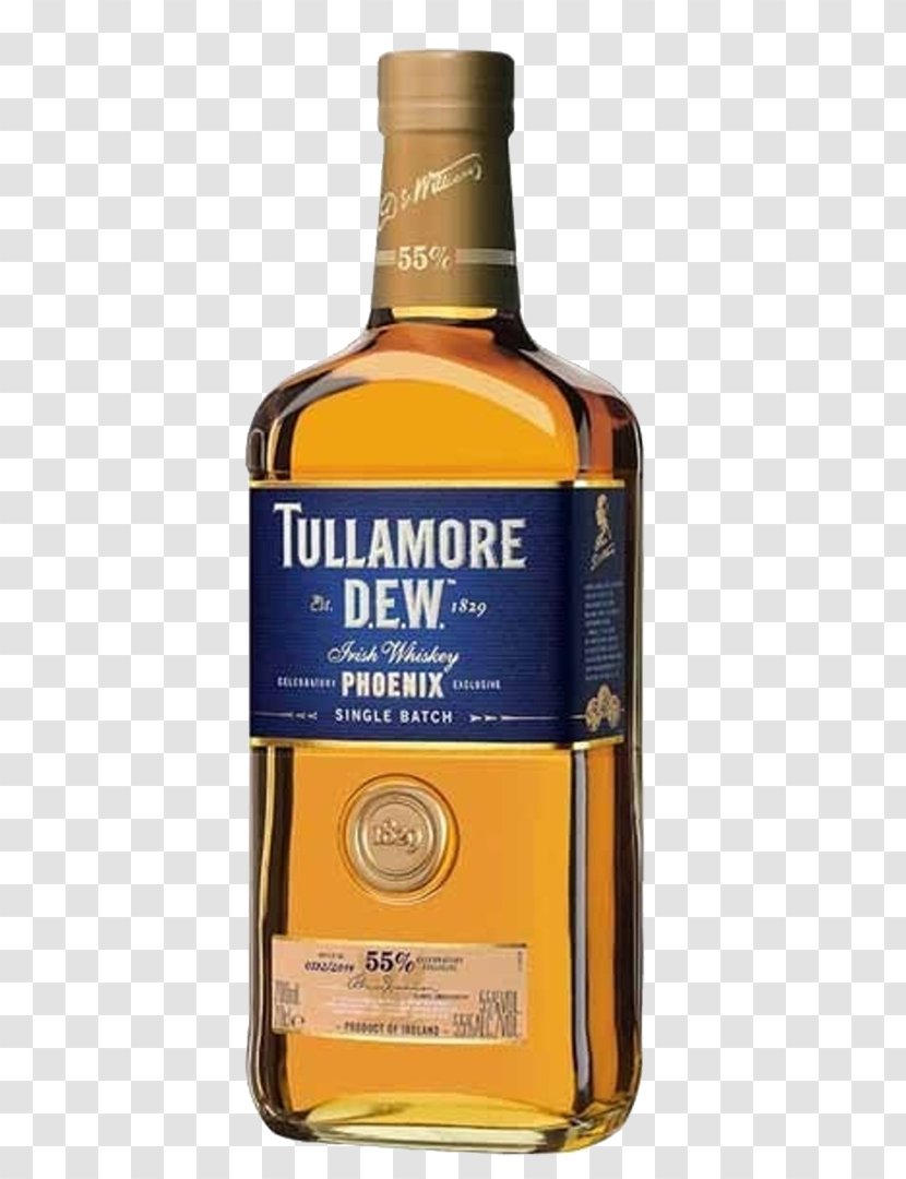 Tullamore Dew Irish Whiskey Blended Transparent PNG