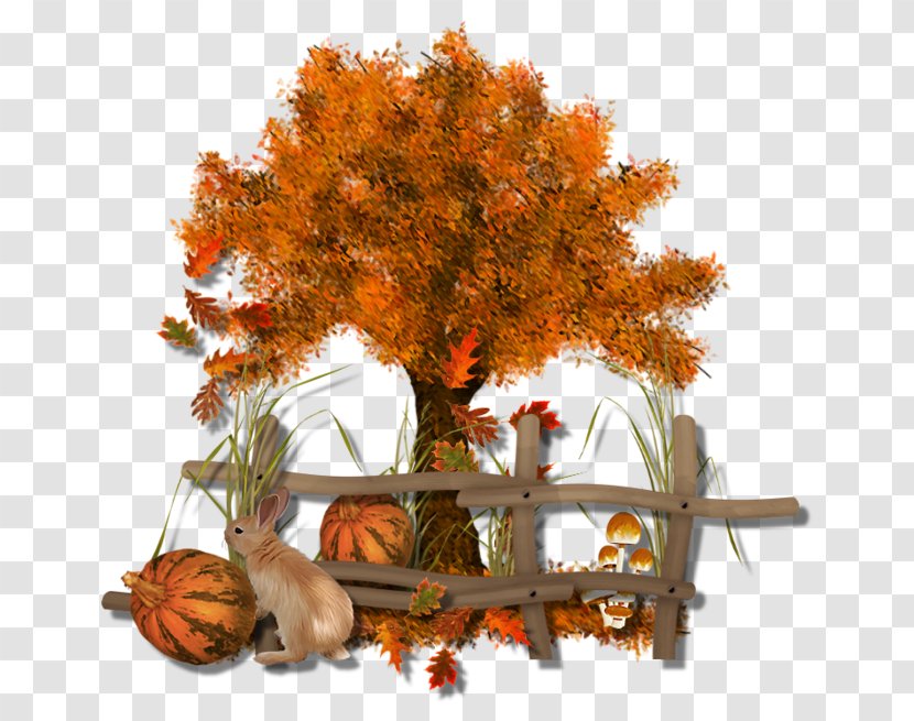 Autumn Tree Twig Clip Art Transparent PNG