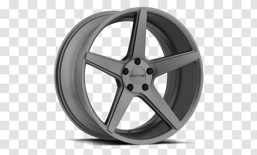 Alloy Wheel Rim Tire Spoke - Black - Vertini Wheels Transparent PNG