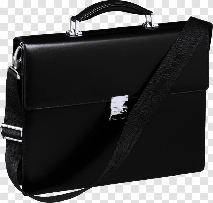 Briefcase Montblanc Meisterstück Leather Bag - Wallet Transparent PNG