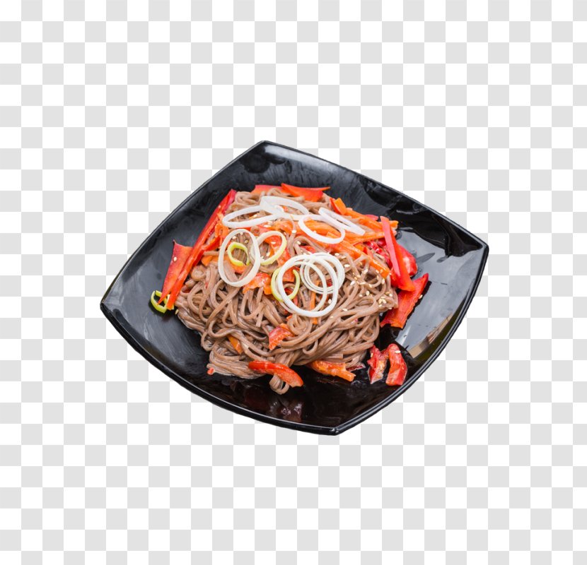 Soba Chinese Noodles Cuisine Recipe Spaghetti - Ingredient Transparent PNG
