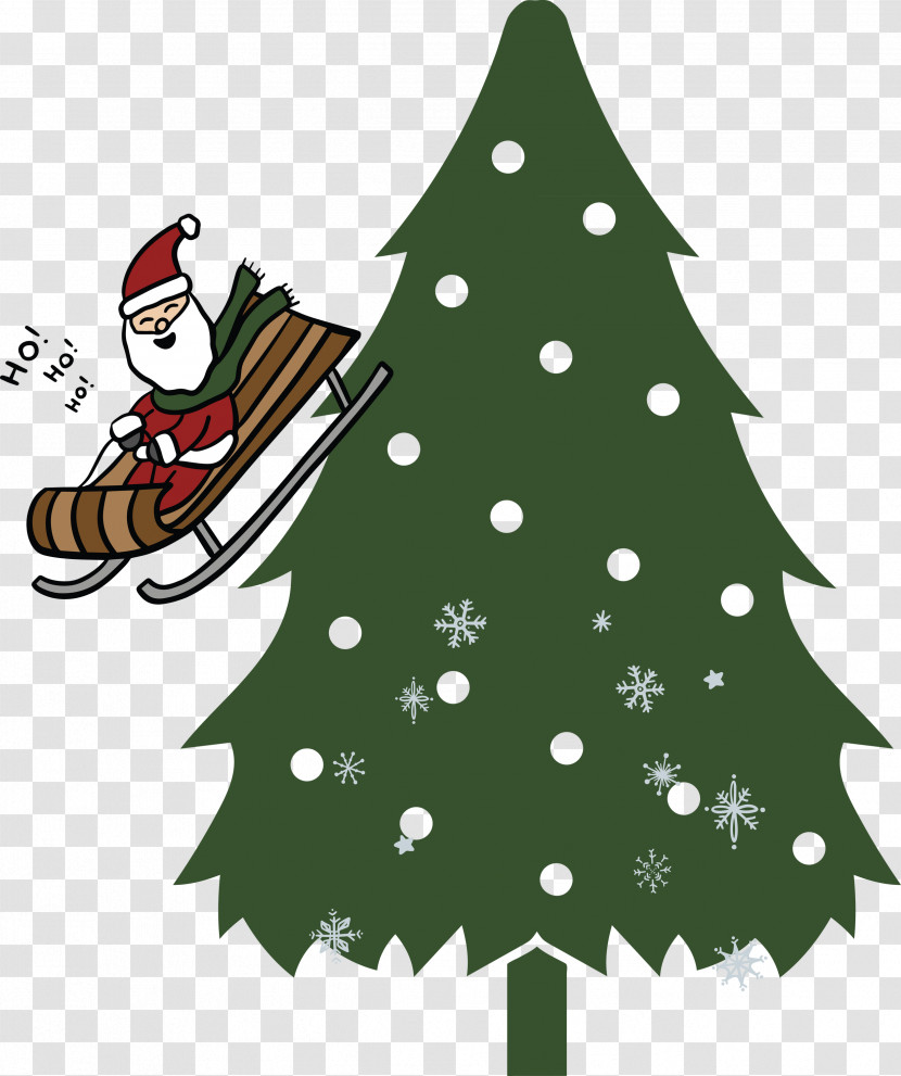 Christmas Tree Santa Transparent PNG