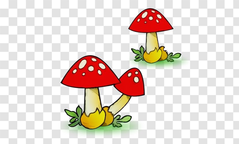 Mushroom Cartoon Agaric Clip Art - Wet Ink Transparent PNG