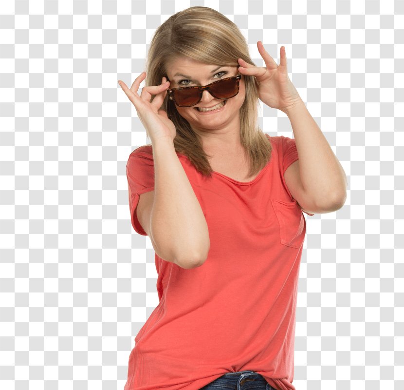 T-shirt Thumb Sunglasses Sleeve - Glasses Transparent PNG