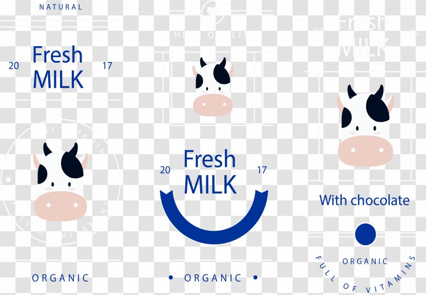 Dairy Cattle Milk Banner Publicity - Cow Head Transparent PNG