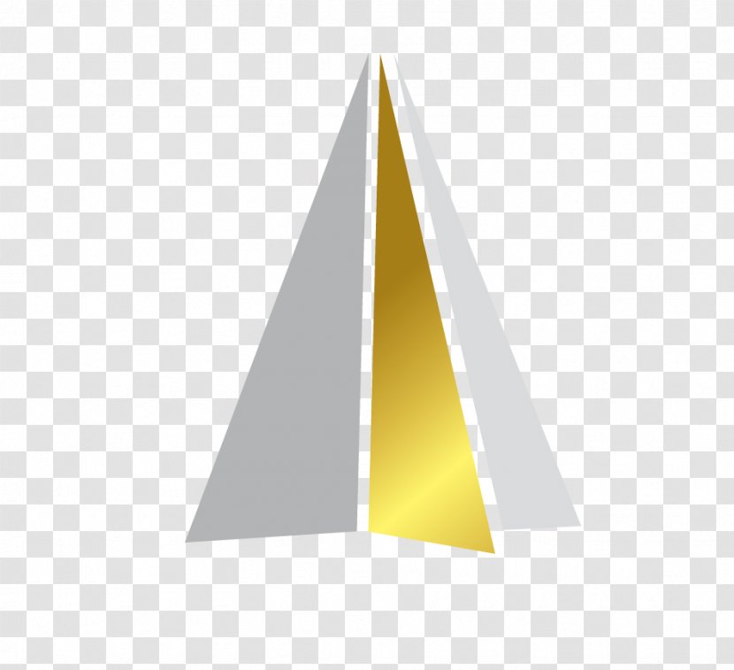 Triangle - Yellow Transparent PNG