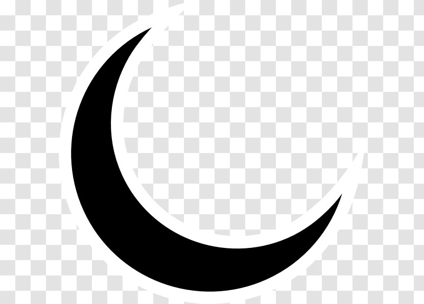Clip Art Moon Crescent Image - Symbol Transparent PNG