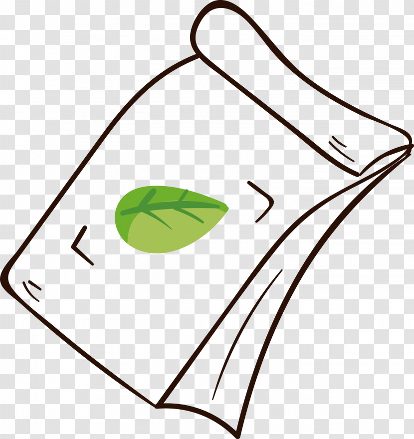 Leaf Plant Stem Line Art Cartoon Green Transparent PNG