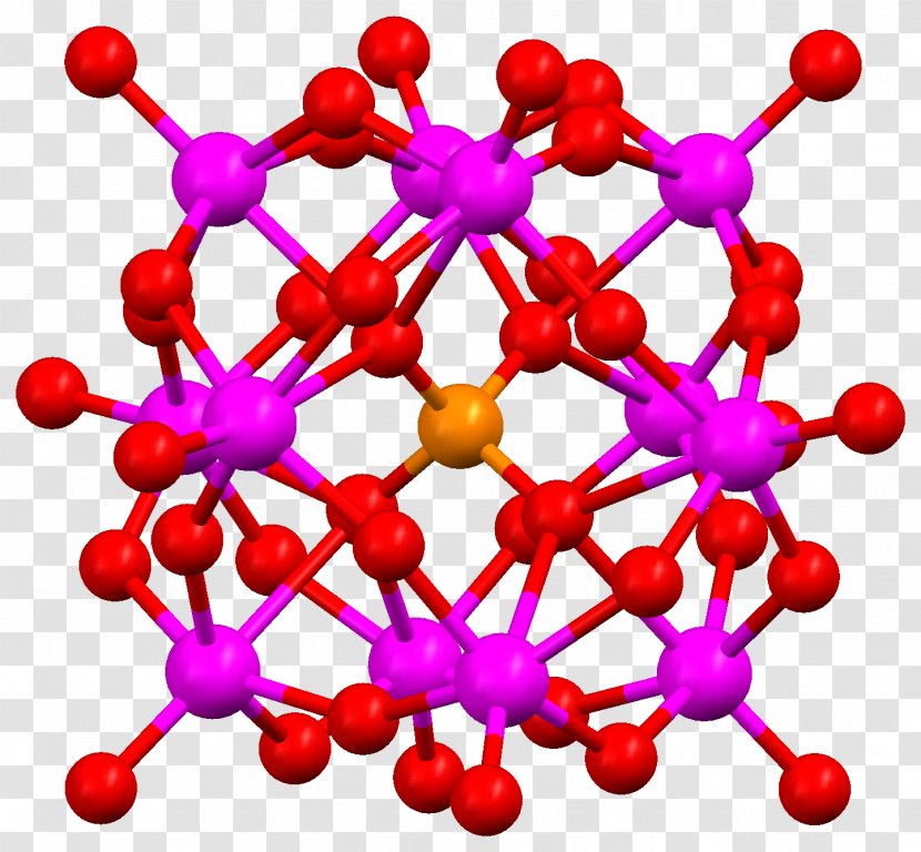 Keggin Structure Polyoxometalate Heteropoly Acid Anioi - Wikipedia - Aluminium Transparent PNG