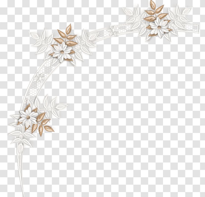 Clip Art - Beige - Silver Lace Transparent PNG