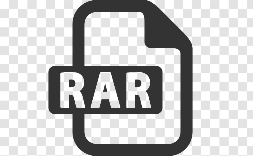 RAR - Document File Format - Text Transparent PNG