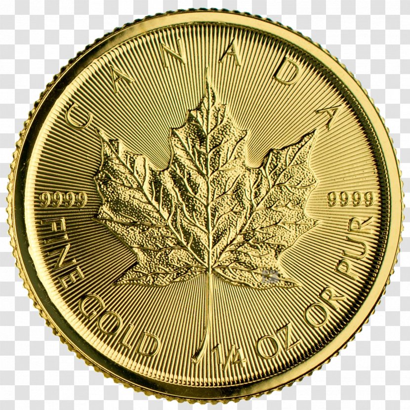 Gold Coin Canadian Maple Leaf Bullion - Bar Transparent PNG