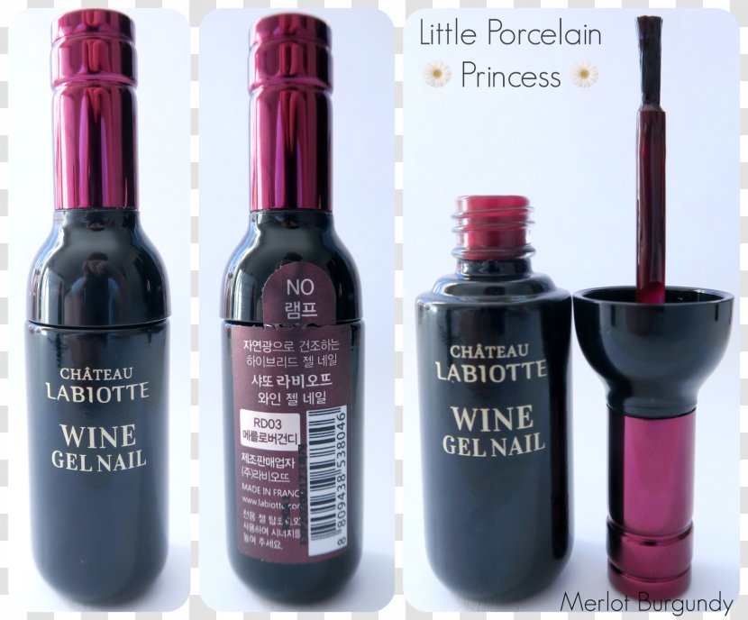 Château Labiotte Wine Lip Tint Glass Bottle - Cosmetics Transparent PNG