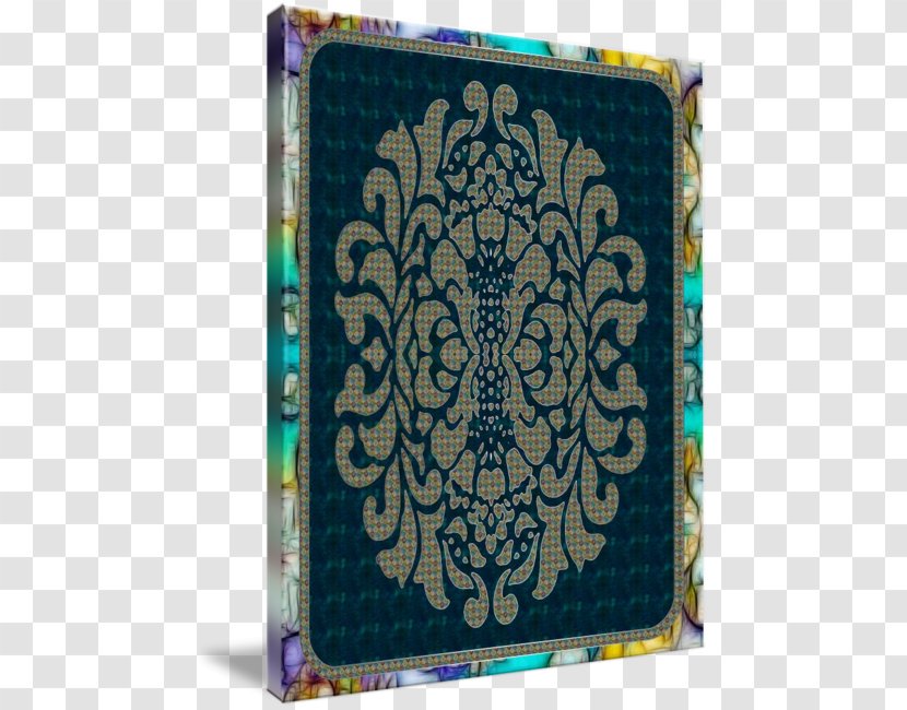 Place Mats Teal Turquoise - Textile - Motifs Arabe Transparent PNG