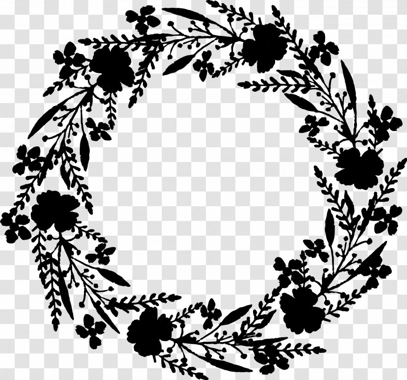 Floral Design Pattern Font Flower - Wreath - Holly Transparent PNG