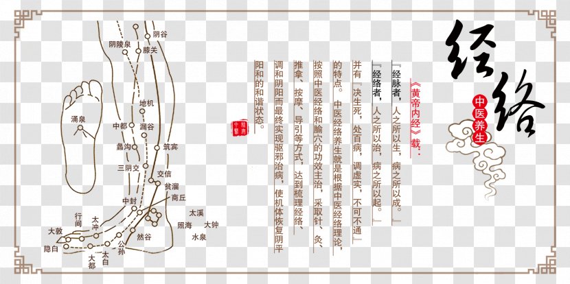 Meridian Traditional Chinese Medicine Drievoudige Verwarmermeridiaan Akupunktiopiste San Jiao - Health Poster Material Transparent PNG