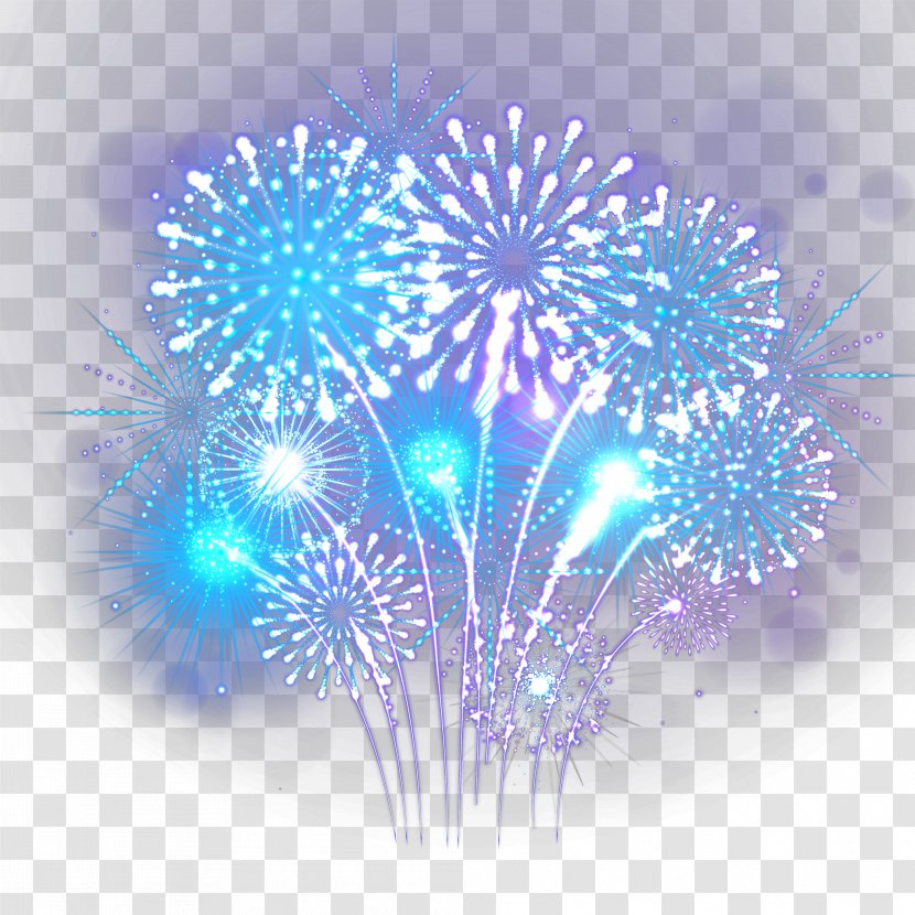 Fireworks Icon - Shutterstock - Blue Flame Transparent PNG