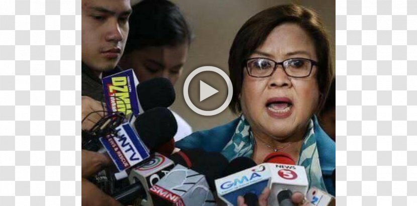 Leila De Lima Rodrigo Duterte Senate Of The Philippines Drug Lord - Witness Transparent PNG