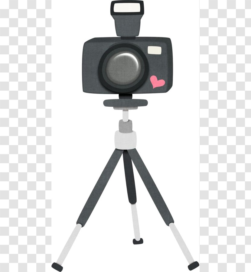 Camera Tripod Clip Art - Video Cameras Transparent PNG