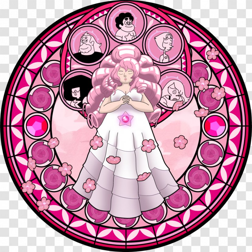 Fan Art DeviantArt Rose Quartz Drawing - Heart - Beautifully Shield Transparent PNG