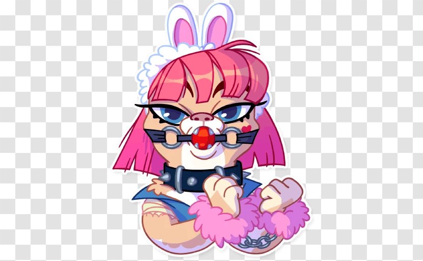 Clown Character Pink M Clip Art - Heart Transparent PNG