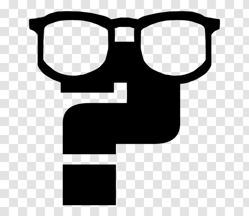 Glasses Line Angle White Clip Art - Symbol Transparent PNG