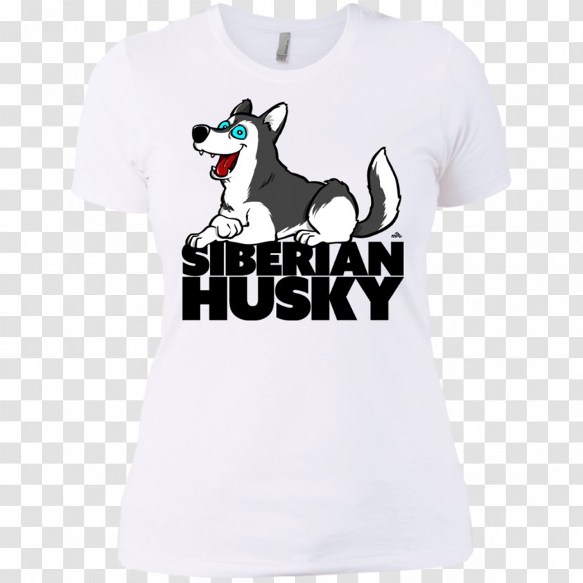 T-shirt Siberian Husky Sleeve Clothing - Tube Top Transparent PNG
