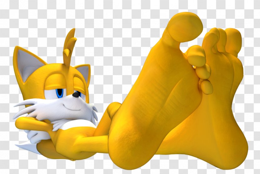 Sonic The Hedgehog Tails Foot Chaos - Hand - RELAXING Transparent PNG
