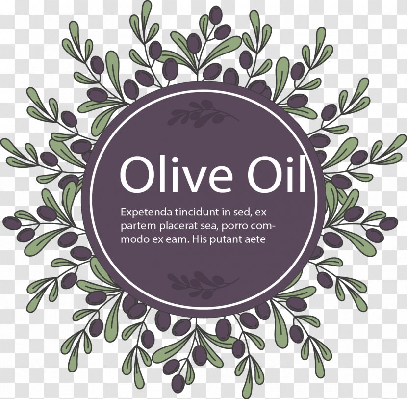 Olive Branch Leaf - Purple - Decorative Cover Transparent PNG