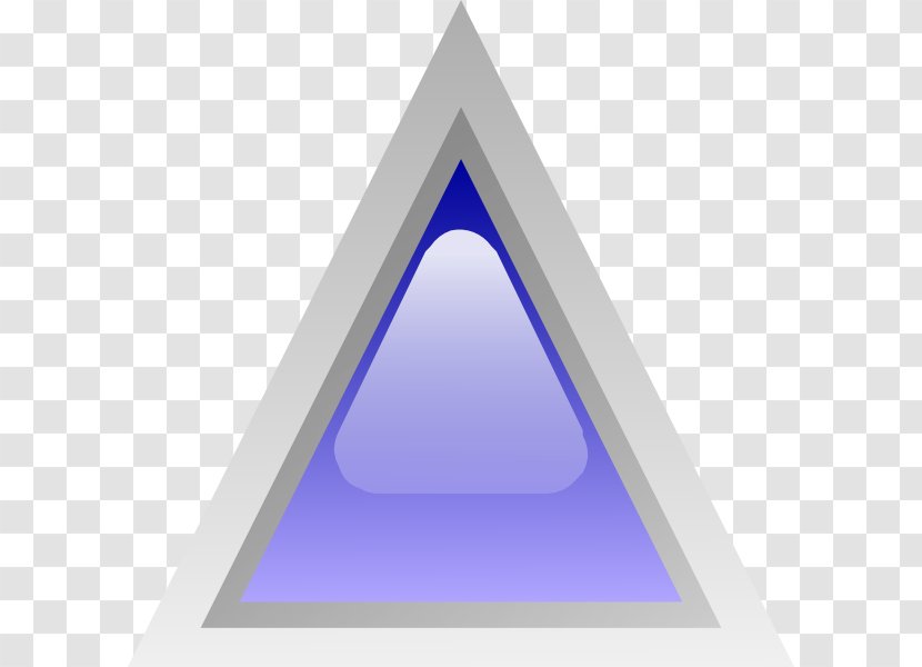 Triangle Clip Art - Purple Transparent PNG