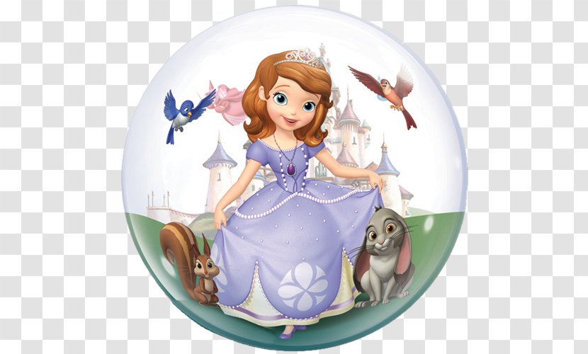 Minnie Mouse Balloon Disney Princess Party Fairies - Sofia The First Transparent PNG